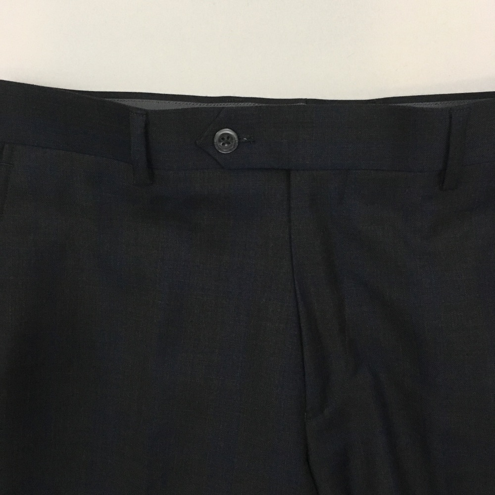 Tiglio mens suit 38s gray blue checks wool 2 piece nwt 2 button italy NWT ea0129 - Picture 7 of 8